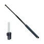 Preview: Teleskop Abwehrstock mit PVC Struktur-Griff und Profi-Holster 16"