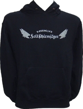 Kaputzenpulli FschJg 2 schwarz Vorderseite