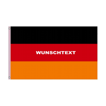 Flagge Fahne BRD mit Wunschtext