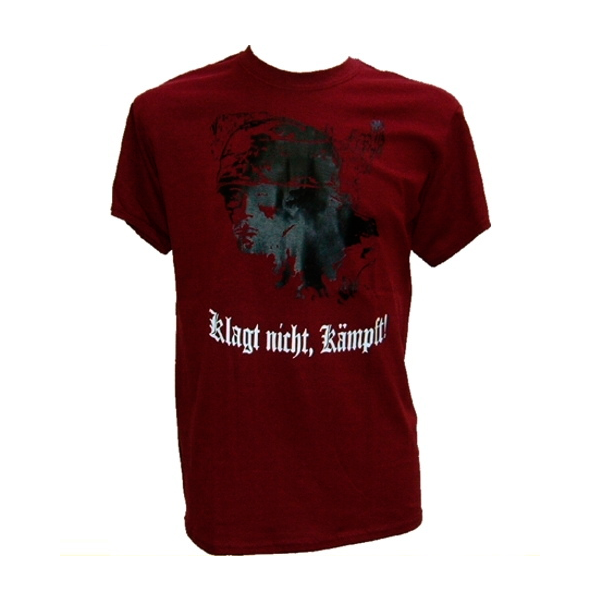 T-Shirt bordeaux Klagt nicht, kämpft!