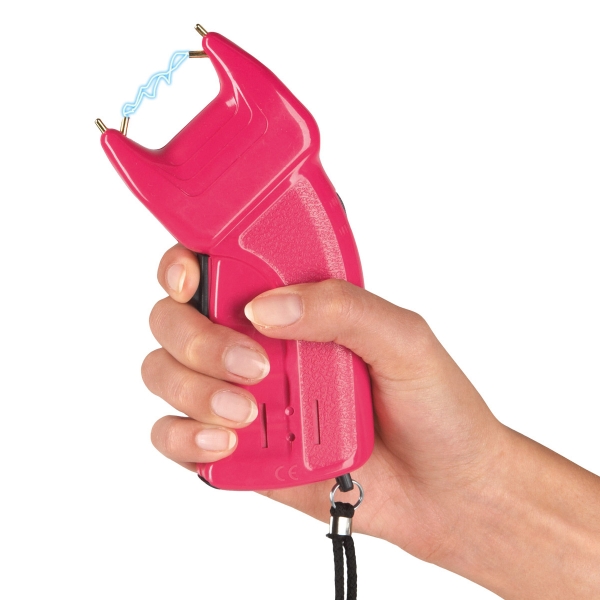Elektroschocker - PTB - Power 200.000 V inkl. Sicherheitsleine (Pink)
