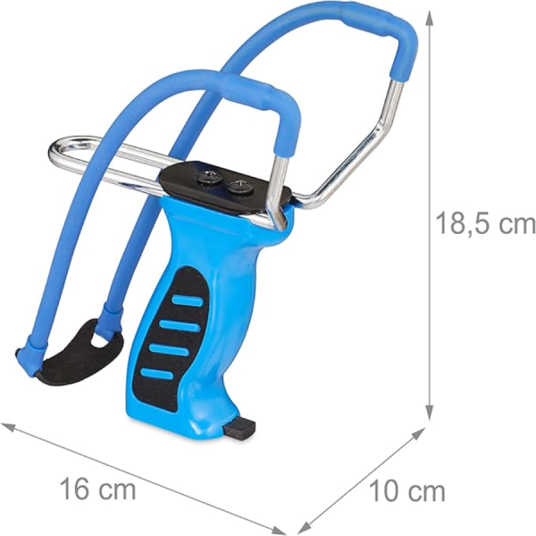 Steinschleuder Set Blau "Strong" inkl. Zubehör